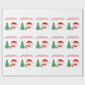 Weihnachtsbaumblättern Geschenkpapier (Flach)