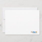 Weihnachtsbaumburg 12x18 Custom Einladung (Rückseite)