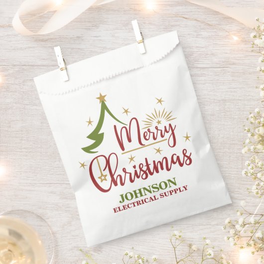 Weihnachtsbaumbüro Party Geschenktütchen (Ausgeschnitten)