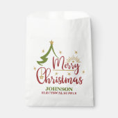 Weihnachtsbaumbüro Party Geschenktütchen (Vorderseite)