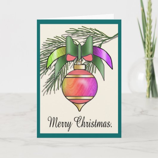 Weihnachtsbaumchen - 16 feiertagskarte (Vorderseite)