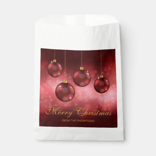 Weihnachtsbaumchen mit eigenem Text Geschenktütchen (Vorderseite)