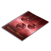 Weihnachtsbaumchen mit eigenem Text Notizblock (Linke Seite)