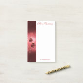 Weihnachtsbaumchen mit eigenem Text Post-it Klebezettel (Auf Schreibtisch)