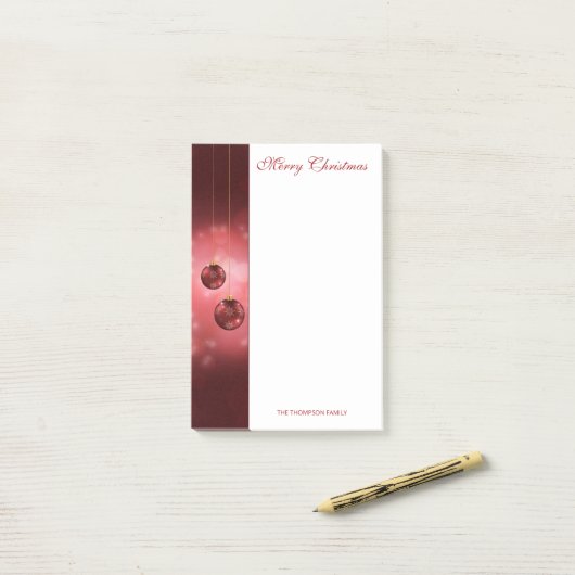 Weihnachtsbaumchen mit eigenem Text Post-it Klebezettel (Auf Schreibtisch)