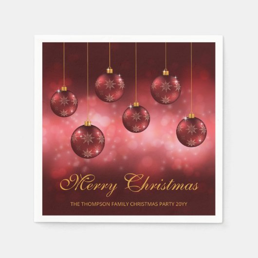 Weihnachtsbaumchen mit eigenem Text Serviette (Vorderseite)