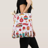 Weihnachtsbaumchen: Schneesicheres Vintages Set. Tasche (Von Nahem)