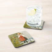 WeihnachtsbaumConfetti Karls Larsson Vintag Untersetzer (Rechte Seite)