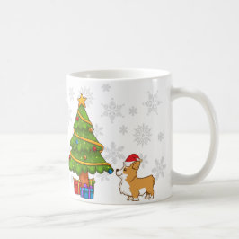 Weihnachtsbaumcorgi-Tasse Kaffeetasse