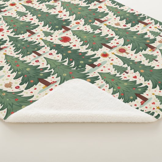 Weihnachtsbaumdecken Sherpadecke (3/4)