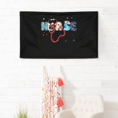 Weihnachtsbaumdekor von Nurse Stethoscope Banner (Insitu)