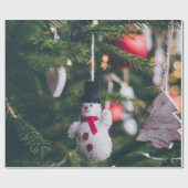 Weihnachtsbaumdekoration Geschenkpapier (Flach)