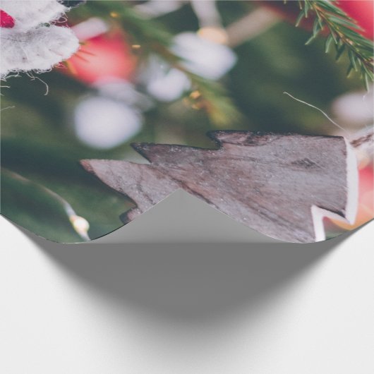 Weihnachtsbaumdekoration Geschenkpapier (Ecke)