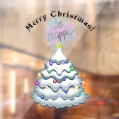 Weihnachtsbaumdekoration glückliche Kunden Fensteraufkleber (Blatt 2)