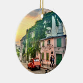 Weihnachtsbaumdekoration in Paris Keramik Ornament (Rechts)