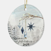 Weihnachtsbaumdekoration Keramik Ornament (Links)