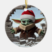 Weihnachtsbaumdekoration Keramik Ornament (Vorne)