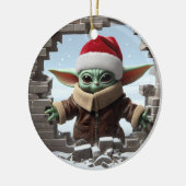 Weihnachtsbaumdekoration Keramik Ornament (Links)