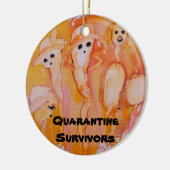 Weihnachtsbaumdekoration Keramik Ornament (Links)