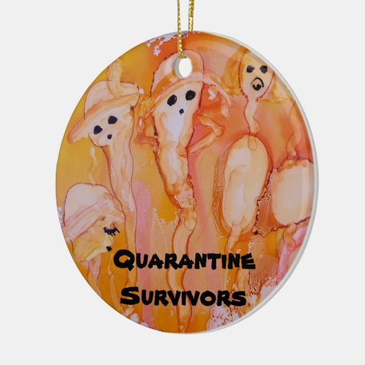 Weihnachtsbaumdekoration Keramik Ornament (Links)