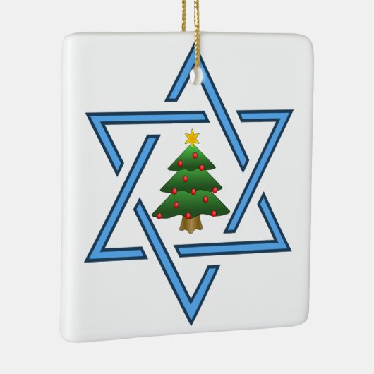 Weihnachtsbaumdekoration Keramikornament (Rechts)