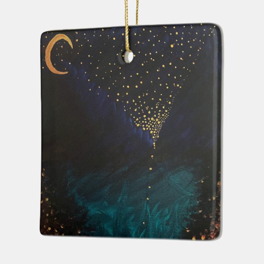 Weihnachtsbaumdekoration Keramikornament (Links)