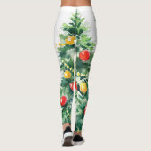 Weihnachtsbaumdekoration Leggings (Rückseite)