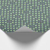 Weihnachtsbaumdekoration mit Schnee Geschenkpapier (Ecke)