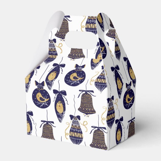 Weihnachtsbaumdekoration Muster Geschenkschachtel (Vorderseite)