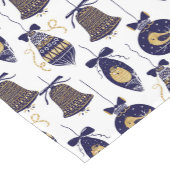 Weihnachtsbaumdekoration Muster Kurzer Tischläufer (Ecke)