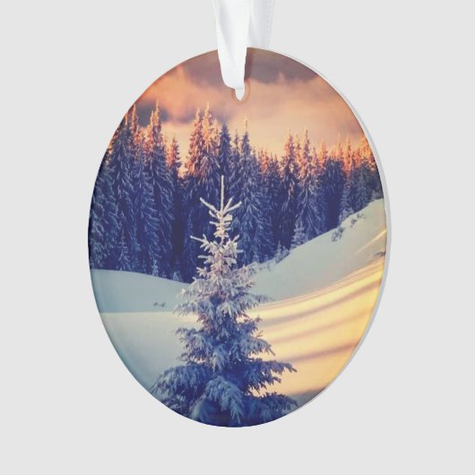 Weihnachtsbaumdekoration Ornament (Vorderseite)