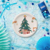 Weihnachtsbaumdekoration Papierplatte Pappteller (Party)