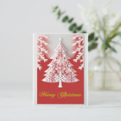 Weihnachtsbaumdekoration Postkarte (Stehend Vorderseite)