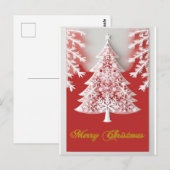Weihnachtsbaumdekoration Postkarte (Vorne/Hinten)