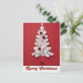 Weihnachtsbaumdekoration Postkarte (Stehend Vorderseite)