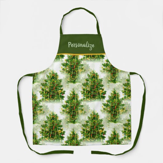 Weihnachtsbaumdekoration Schürze (Vorderseite)