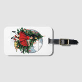 Weihnachtsbaumdekoration Vintages Mädchentanz Gepäckanhänger (Vorderseite (Horizontal))