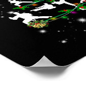 Weihnachtsbaumdekoration von Karate Poster (Ecke)