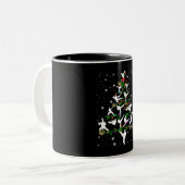 Weihnachtsbaumdekoration Zweifarbige Tasse (Vorderseite Links)
