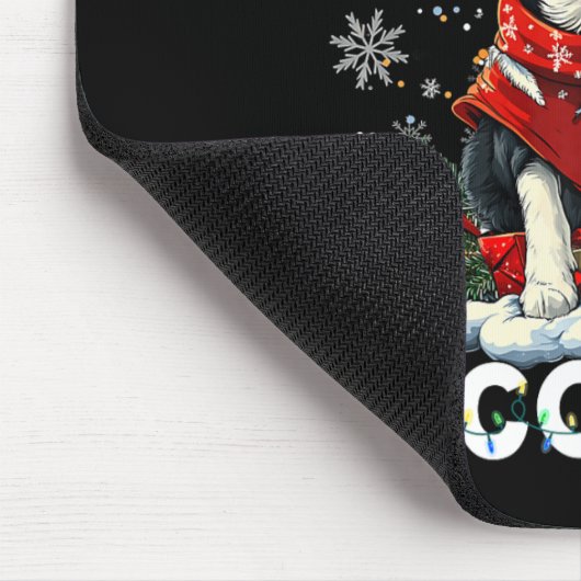 Weihnachtsbaumdekorationen D Mousepad (Ecke)