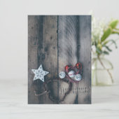 Weihnachtsbaumdekorationen Feiertagskarte (Stehend Vorderseite)