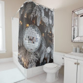 Weihnachtsbaumdekorationen, festliches Licht im Hi Duschvorhang (Beispiel)