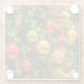 Weihnachtsbaumdekorationen Fotografieren von Unter Glasuntersetzer (Rückseite)