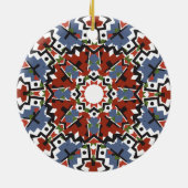 Weihnachtsbaumdekorationen im Südwesten Keramik Ornament (Hinten)