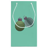 Weihnachtsbaumdekorationen Kleine Geschenktüte (Rückseite)