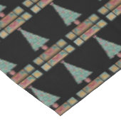 Weihnachtsbaumdekorationen Rot-Bogen Glocken schwa Tischdecke (Schrägansicht)