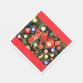 Weihnachtsbaumdekorationen Serviette (Ecke)