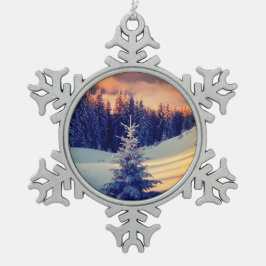 Weihnachtsbaumdekorierung in Form von Schneeflocke Schneeflocken Zinn-Ornament