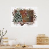 Weihnachtsbaumdesign 1 - Print/Poster Poster (Küche)