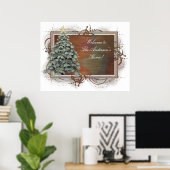 Weihnachtsbaumdesign 1 - Print/Poster Poster (Heimbüro)